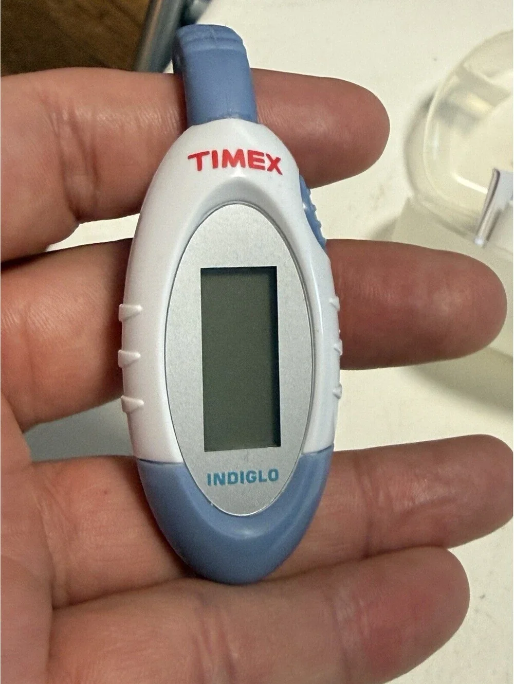 Timex digital thermometer featuring Indiglo night-light